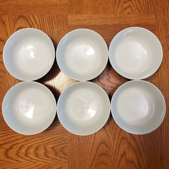 Chinese Porcelain Bowls & Spoons. Multi-Colored w/ Chineese Characters. Set of 6 - Picture 8 of 9